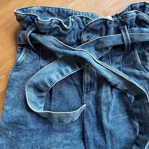 Sezane Austin Paperbag Trousers Jeans 34 - Picture 6 of 9